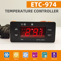 Thermostat intelligent numérique OMKJ ETC974 avec contrôle de température, OEM/ODM, indice de protection IP65, communication 485, plage de -50 à 110 °C