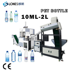 Máquina Sopladora de Botellas PET Semiautomática de 10ml-1.5L con Cargador Automático de Preformas, Máquina de Alta Velocidad para Botellas de Agua LONES - Product Image 1