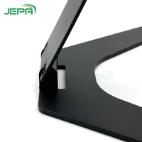 Enseigne lumineuse de promotion d'entreprise personnalisable pour magasin de détail durable, boîte à lumière LED de bureau stable à base trapézoïdale en forme de L