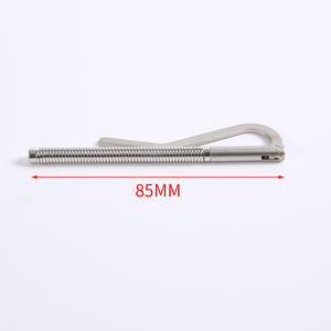 Fourniture transfrontalière Clip pour portefeuille Clip pour portefeuille Clip pour dollar Accessoires de quincaillerie en gros Fournitures de bureau Clip de vérification de reçu de 85mm - Product Image 6