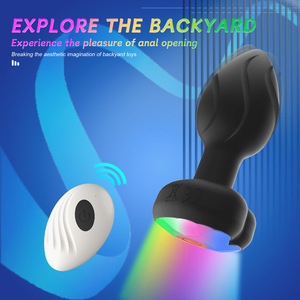 New Design LED 10 Speed Butt Plug Wireless <b>Remote</b> <b>Control</b> Anal Plug <b>Vibrating</b> Anal Toys for Men% - Product Image 2