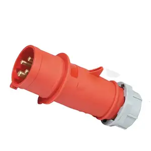 Saipwell CEE/IEC Standard SP-1227 3P 63A Waterproof Industrial Plug IP44 Weatherproof Electrical Plug
