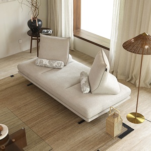 طقم أريكة غرفة معيشة إيطالي فاخر وعصري من القطن والكتان من زايشاين، أريكة مودولار بثلاثة مقاعد للفيلات والشقق والمقاهي، أريكة مصممة - Product Image 4