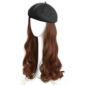 ANSONYE lungo berretto da Baseball da donna parrucca Ombre <span class=keywords><strong>capelli</strong></span> lunghi <span class=keywords><strong>ricci</strong></span> sintetici arcobaleno lunghi <span class=keywords><strong>capelli</strong></span> <span class=keywords><strong>ricci</strong></span> con effetto Ombre - Product Image 2