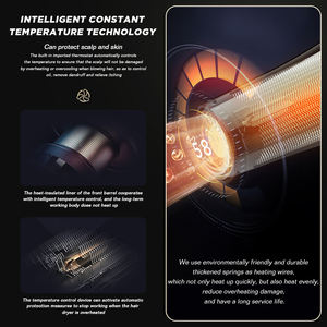 Dreepor ไดร์เป่าผมทรงพลังไฟสีฟ้าไดร์เป่าผมมืออาชีพสำหรับใช้ในบ้านโรงแรมร้านเสริมสวย - Product Image 5