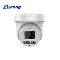 Caméra IP PTZ Dôme Anti-Vandalisme Dakang IK10 8MP 4K avec Zoom Optique 5x, Audio Bidirectionnel, Vision Nocturne et Emplacement pour Carte SD