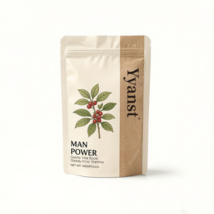 OEM Service Natural Herbal <b>Men</b> Vital Powder <b>Man</b> Power Coffee Gentle Stamina Boost 100g Eco Kraft <b>Pouch</b> Bulk Wholesale - Product Image 1