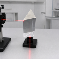 Right Angle Prism 90 Degree K9 Optical Glass ±10 Arcsec AR Coated for Autocollimator Straightness Parallelism Measurement