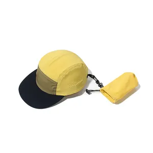 [Pliable] Casquette de camping-car à séchage rapide légère pliable pliable cyclisme doux Gorras 5 panneau chapeau