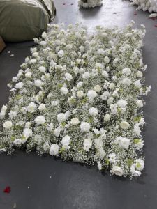 HI-FR005 Bán Buôn Nhân Tạo Màu Hồng Hoa Runner Lụa Hoa Bảng Runner Rose Hoa Lối Chạy Cho Đám Cưới Trang Trí - Product Image 4