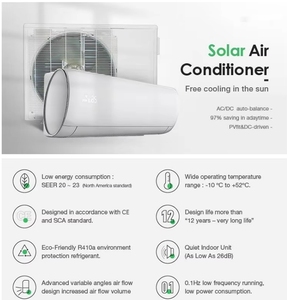 Aire Acondicionado Solar Micoe de Fácil Instalación <span class=keywords><strong>AC</strong></span>/DC Sistema Fotovoltaico de 12000 BTU, 18000 BTU, 24000 BTU - Product Image 2