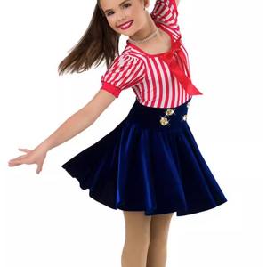 Donne adulte moderno abito da ballo latino Jazz set di body con frange a rete per Performance di pattinaggio di ginnastica - Product Image 1