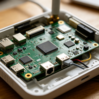 Carte mère PCBA de routeur WiFi Mesh double bande avec amplificateur RF haute puissance, Ethernet Gigabit, compatible OpenWrt, assemblage de PCB, OEM ODM