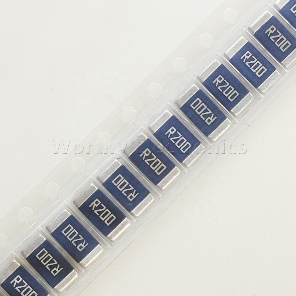 Electronic parts suppliers Alloy resistor SMD 2512 0.2R  resistance R200 2W 1% RLP25FEER200 chip resistor