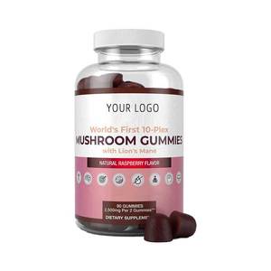 Oem ODM não tự nhiên hỗ trợ <span class=keywords><strong>vitamin</strong></span> Gummies phức tạp Nấm tăng cường năng lượng và bộ nhớ cho trẻ em - Product Image 1