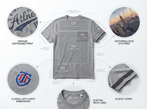 T-shirt in Cotone Pesante con Grafica Urbana, Stampa con Scritte Street Soul, Spalle Cadenti, Vestibilità Ampia, Moda Urbana per Uomo e Donna - Product Image 3