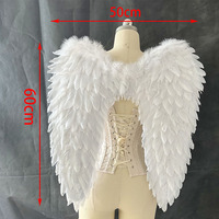 Ailes de costume d'ange blanc pour adulte, vente en gros