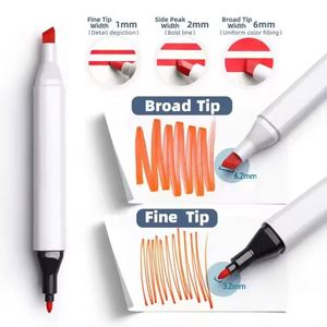 Innovative Alcohol Sketch <b>Markers</b> Dual Tip <b>Permanent</b> 24 120 Colors Professional Art Supplies Set Wholesale - Product Image 1