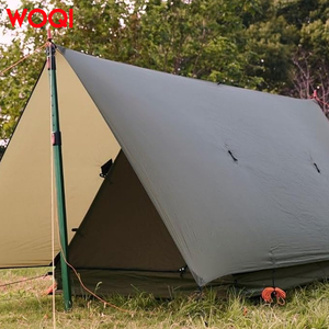 WOQI Haute Qualité Étanche À La Pluie Camping En Plein Air Bâche Portable Nylon Hamac De Couchage <span class=keywords><strong>Avec</strong></span> <span class=keywords><strong>Moustiquaire</strong></span> Spot Parachute Conception - Product Image 3