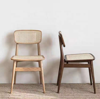 Chaise de siège en bois massif et rotin, Design moderne de Style nordique, offre spéciale