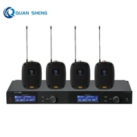 Système de microphone sans fil numérique avancé SLXD4Q+ avec Ksm9 Ksm11 Slxd1+ Microphone à condensateur pour performance live