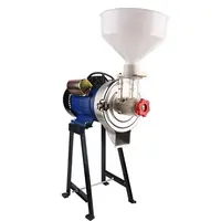 Electric Feed Mill, Wet Dry Cereals Grinder, Corn Grain