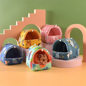 Maisonnette suspendue en coton écologique et tendance pour petits animaux : chiens, <span class=keywords><strong>hamsters</strong></span>, cochons d'Inde, rats, chinchillas et autres. - Product Image 6
