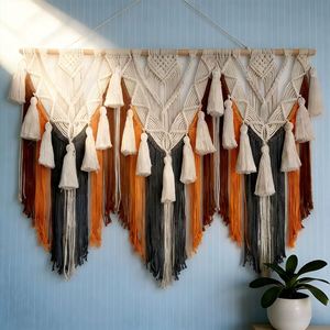 Factory Customized Handmade Cotton Boho <b>Wall</b> <b>Decor</b> Dye Macrame Eco-Friendly High Quality <b>Large</b> Bohemian <b>Wall</b> Hanging - Product Image 4