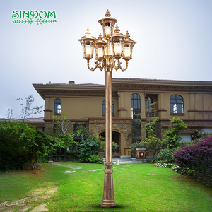 Lámpara de poste de aluminio para la instalación de proyectos, farola de alta clasificación para parque al aire libre - Product Image 3