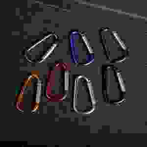 Mosquetón de Aleación de Aluminio en Forma de D para Uso en Exteriores, Accesorio de Clip Rápido para Mochila de Escalada y Botella de Agua - Product Image 2