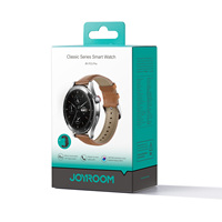 Reloj inteligente JOYROOM Classic Series de pantalla completa redonda de 48mm, reloj inteligente de 1,46 pulgadas Bt 5,4 con llamadas
