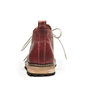 Men's Genuine Leather Work <b>Boots</b> High Top Casual <b>Boots</b> - Product Image 2