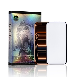 Logo personnalisé pour 17 Pro Max/Air/13 Mini/<span class=keywords><strong>14</strong></span> Plus/15/16 Pro Verre AGC japonais de qualité AAA 9H 2.5D Protection d'écran 99% - Product Image 1