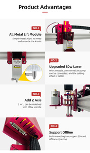 Chuyên nghiệp 10 Wát Laser Engraver với mắt-bảo vệ thiết kế - Product Image 3