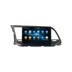 Autoradio Android 10, 128 go, Navigation GPS, lecteur multimédia, 2 din, unité centrale, vidéo, pour voiture Hyundai Elantra (2016, 2019)