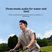 Écouteurs à conduction osseuse Xiao/mi 2, étanches IPX8 pour la natation, LED, annulation active du bruit, 5.3, 32 Go de musique locale