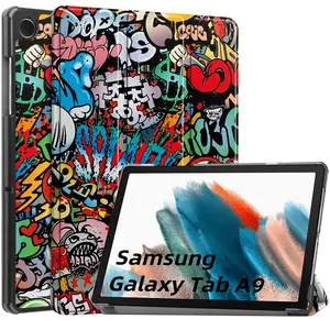 Shockproof Soft TPU Leather Flip Kickstand Protective Tablet Cover Case For Samsung Galaxy Tab A9 8inch S9 Ultra