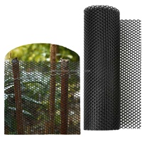 Grillage plat flexible en PEHD, filet d'isolement pour bétail agricole, grille de protection pour aménagement paysager de jardin