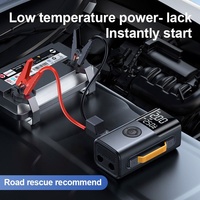 Multifunctional Portable Automatic Wireless 10000mah 150PSI 12V Tire Inflator Car Jump Starter with Air Pump Air Blower