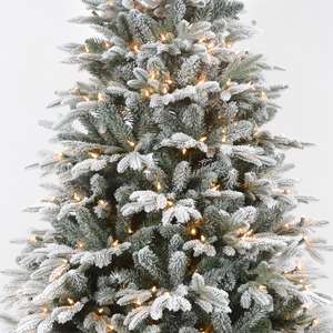 شجر عيد الميلاد الأبيض الثلجي الاصطناعي المختلط PE + PVC - Product Image 4