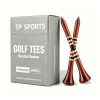 Casquette de golf anti-perte verte longue en plastique avec porte-tee, logo personnalisé et aimant, ensemble cadeau avec étui et poids
