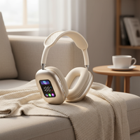 Nouveau casque sans fil circum-auriculaire MAX700 2025 pour le gaming transfrontalier, Bluetooth 5.3, réduction active du bruit (ANC), affichage numérique