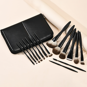 Coffret cadeau de pinceaux de maquillage de qualité supérieure, pinceau à poudre libre en poils d'animaux, pinceau correcteur pour fard à paupières, pinceau à blush - Product Image 5