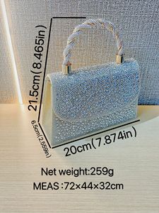 New Women's Full Polyester Handbag With Cover Closure Large Capacity Shoulder/Crossbody Dinner Bag Tanjing - Product Image 5