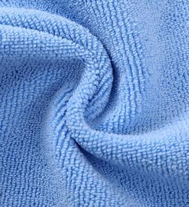 Blue <b>Microfiber</b> Car Wash <b>Towel</b> Knitted Plush Drying Cloth Quick Dry Absorbent Cleaning Rag - Product Image 3