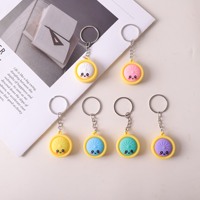 En gros Nouvelle Poupée en peluche mignonne en forme de boulette de soupe avec expression amusante, breloque de sac pour la décoration de sacs à dos et sacs à main, cadeau, Adornos