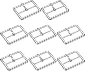 Metal Single Prong Buckle Webbing Belts Center Bar Buckle Use For Leather Bags Craft <b>Purse</b> DIY Accessories - Product Image 1