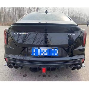 EAL ararbon Iber or iffuser ADIO adiadillac 4 4 2020-2023 Car umear umper ip con Light ppgrade 3D tyle uto iffuse xxhaust PES IPES - Product Image 6