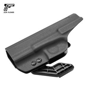 बंदूक और फूल Kydex पिस्तौलदान के साथ धातु बेल्ट क्लिप और पंजा सामरिक बंदूक पिस्तौलदान - Product Image 3