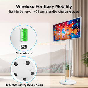 <span class=keywords><strong>NASM</strong></span> 21,5 pulgadas Smart Portable TV Pantalla móvil táctil capacitiva 1080P IPS Pantalla LCD Android TV Monitor con altavoz de batería - Product Image 4